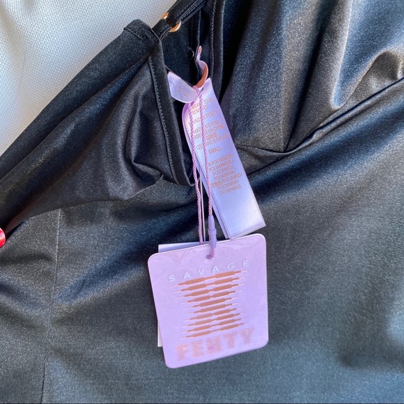 SOLD// Savage X FENTY Glissenette Long Slip black - Picture 4 of 10